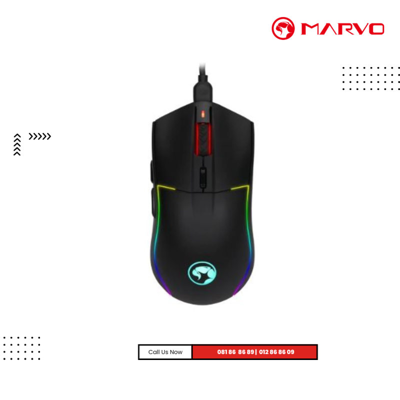 Mouse Marvo | G965W- RGB GAMING ( Wireless + Bluetooth )