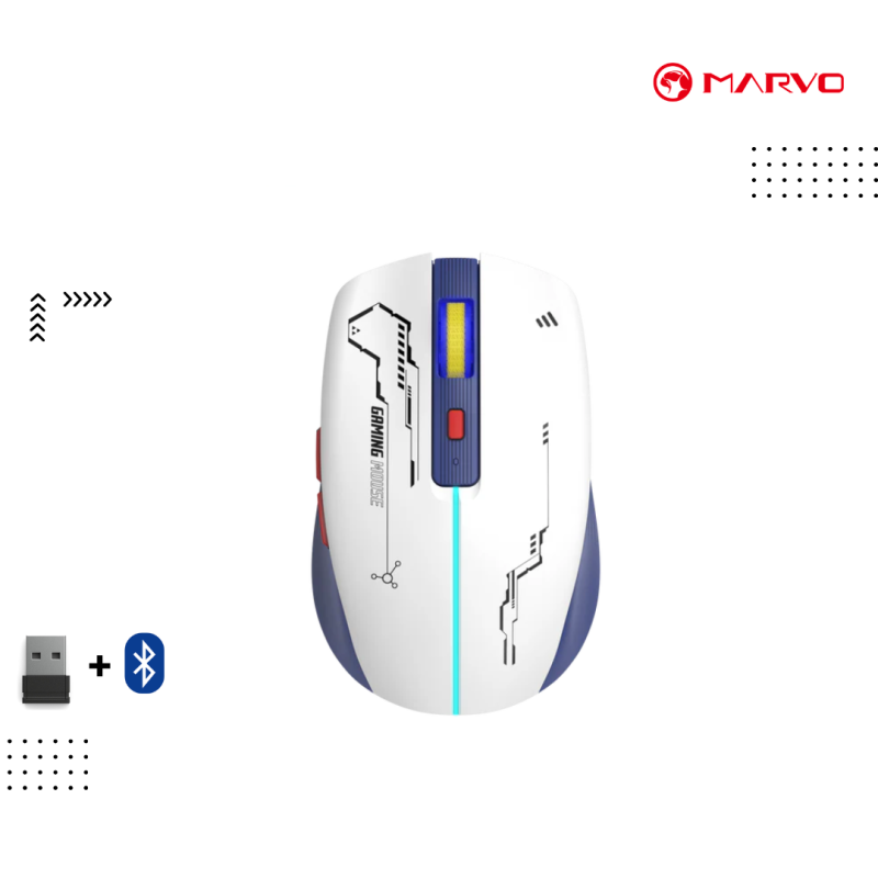 Mouse Marvo | M796W ( Wireless + Bluetooth )