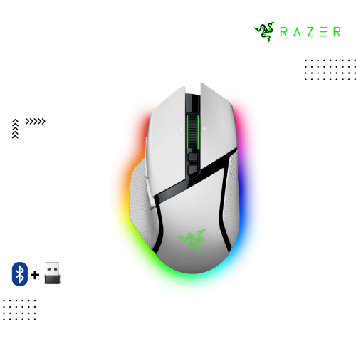 Mouse Razer | BASILISK V3 PRO Gaming  White ( Wireless + Bluetooth )