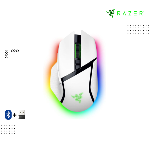 Mouse Razer |  Basilisk V3 Pro 35K-  White  ( Wireless + Bluetooth )