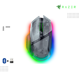 Mouse Razer | Basilisk V3 Pro 35K- Phantom White ( Wireless + Bluetooth )