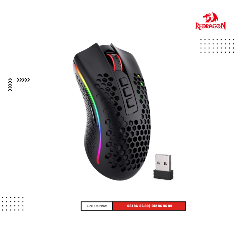 Mouse Redragon | M808-KS/Storm Pro Wiress/Wired Gaming