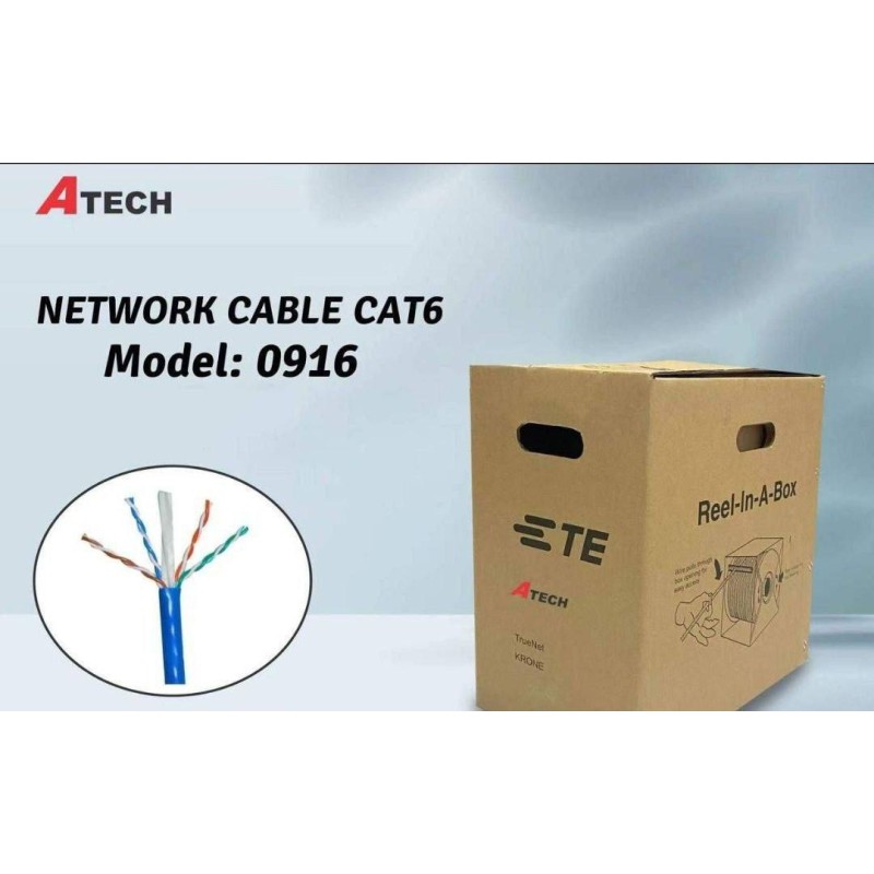 Cable CAT6 Ethernet ATech - BOX/305M ( 0916 )