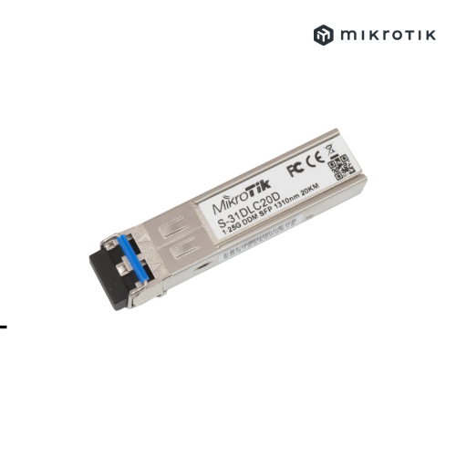 Mikrotik | SFP module 1.25G SM 20km 1310nm Dual LC-connector ( S-31DLC20D )