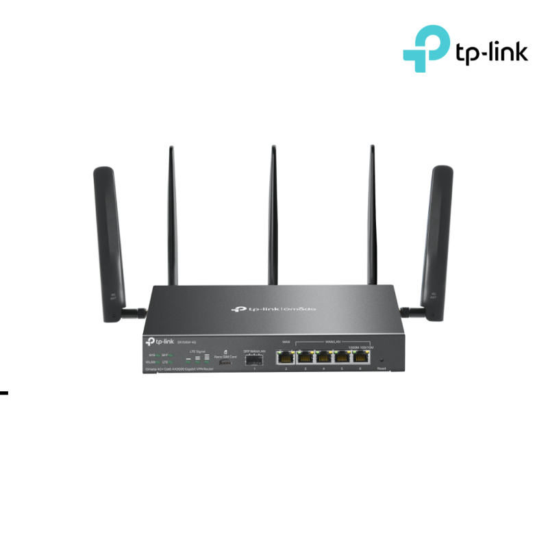 Router TP-LINK | Omada 4G+ Cat6 AX3000 Gigabit VPN ( 4G +) ( ER706W )