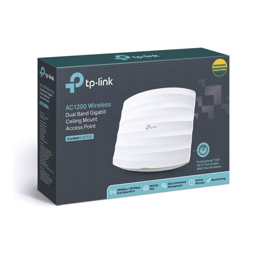 TP-LINK AC1200 Wireless Dual Band Gigabit Ceiling Mount Access Point (EAP320)