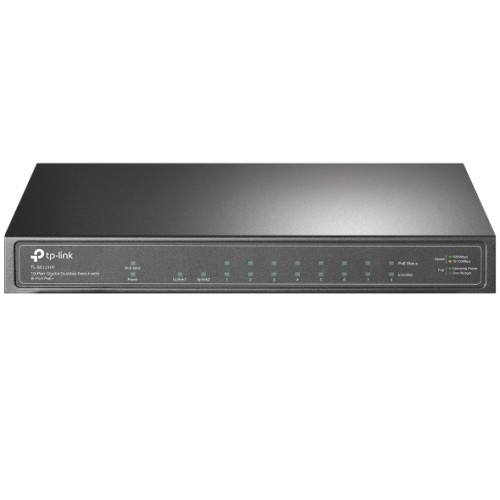 Switch TP-LINK | 10-Port Gigabit Desktop Switch with 8-Port PoE+ ( TL-SG1210P)