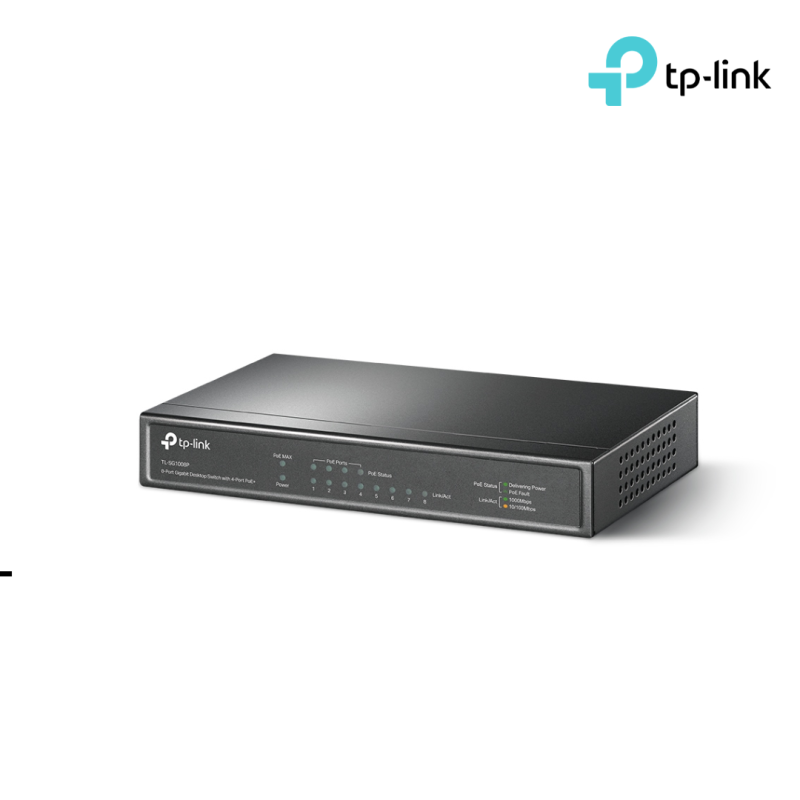 Switch TP-Link | 8-Port Gigabit Desktop Switch with 4-Port PoE+ ( TL-SG1008P  )