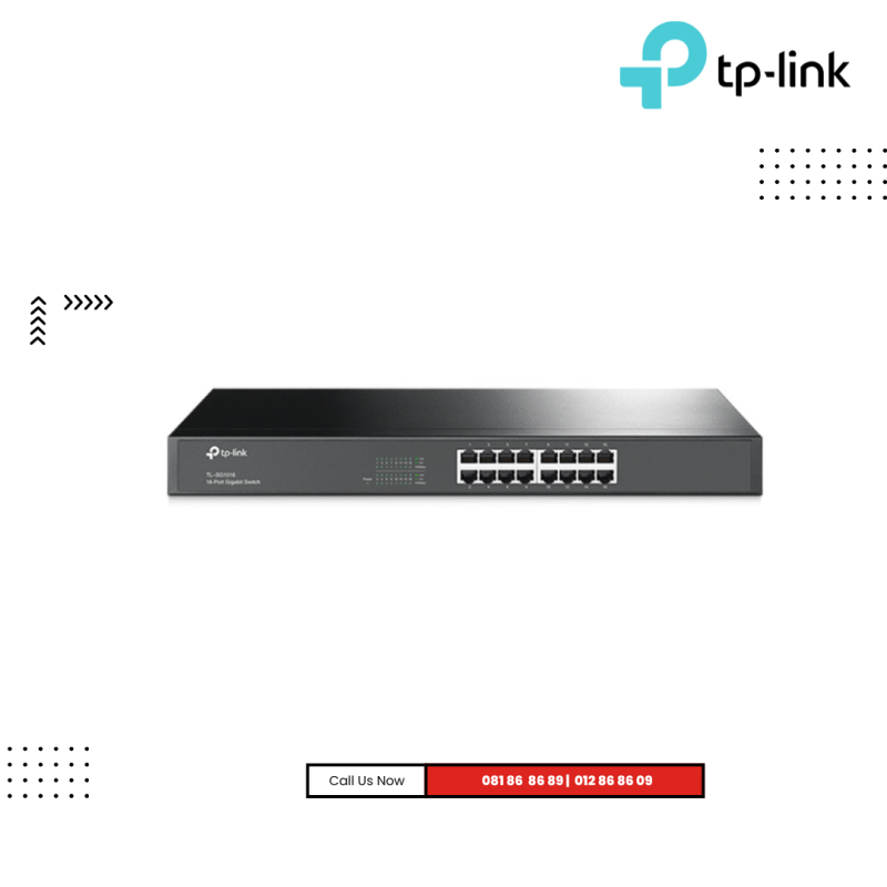 Switch TP-LINK | 16-Port Gigabit Rackmounth (TL-SG1016)