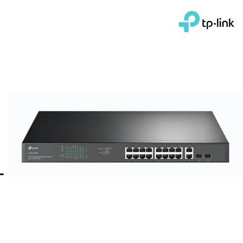 Switch TP-LINK | 18-Port Gigabit Rackmount Switch with 16 PoE+ (TL-SG1218MP )