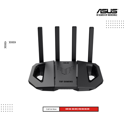Router Asus |  TUF -BE6500​ ​4K-QAM-WiFi 7