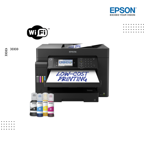 Printer Color | Epson Eco Tank L15150  A3 Wi-Fi Duplex Ink Tank( Print, Scan, Copy, Fax with ADF)