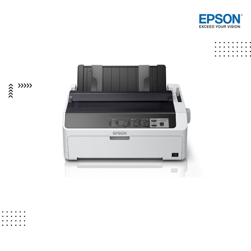 Printer Epson |  LQ-590IIN Impact Dot Matrix Printer, 24-Pin SIDM, A4 (Printer Speed 550 CPS, USb, Network )