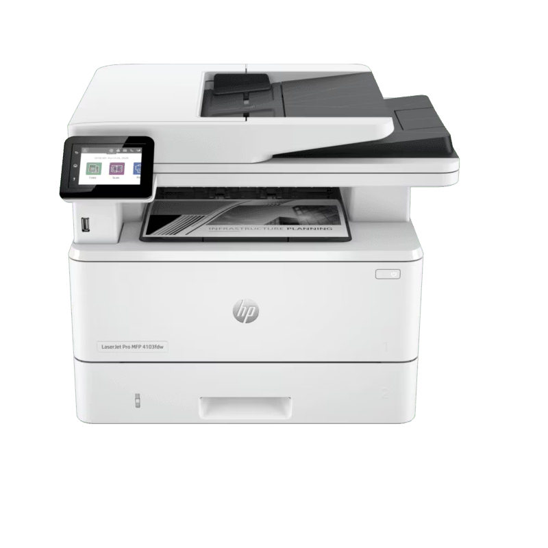 Printer HP LaserJet Pro MFP 4103fdw | (PRINT / SCAN / COPY / DUPLEX / FAX / ADF / WIFI)