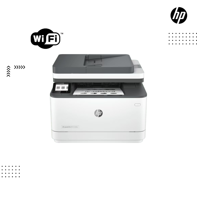 Printer HP  | LaserJet Pro MFP 3103FDW 4-in-1 (B&W)  (Print+Scan+Copy& Fax)(A4) (WIFI )Toner 145A/X
