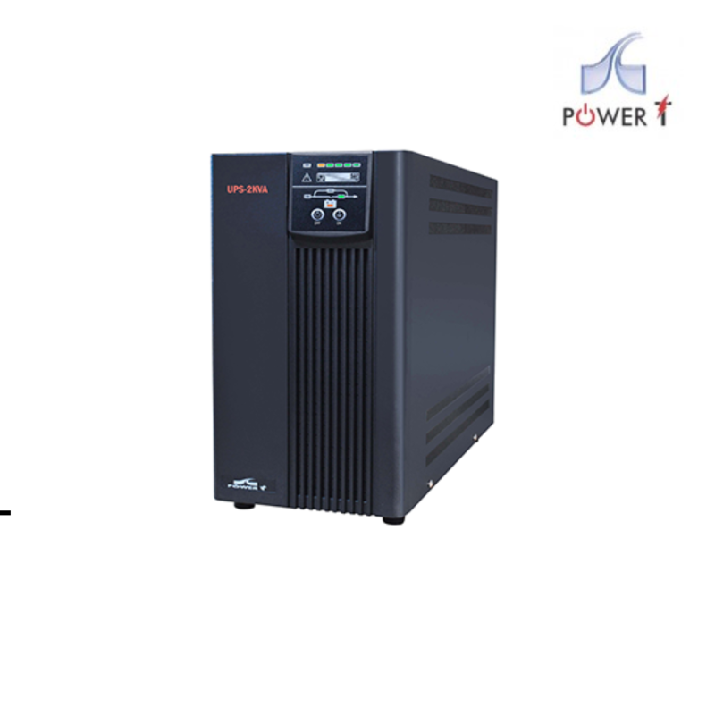 UPS POWER-T | 2KVA 2000VA/1600W Online UPS (Battery 12V7.2Ah x6pcs)