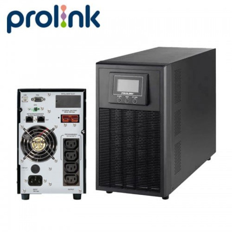 UPS Prolink  | 1KVA -PRO801ES Master II Online UPS LCD USB RS232 port PF0.9