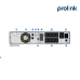 UPS Prolink  | 3KVA PRO803-ERS, Rack mount, LCD, 9xIEC, USB, RS232 port, PF0.9 (battery 9AHx6)