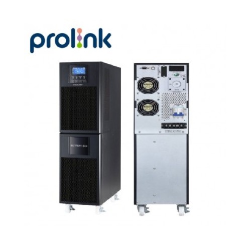 UPS Prolink | 10KVA Online -PRO810-QS, LCD, Terminal, USB, RS232 port, PF1.0 (battery 9AHx20)