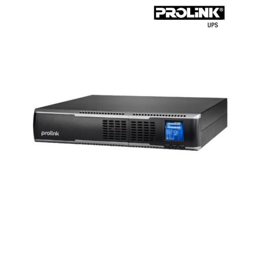 UPS Prolink | 3KVA [ PRO803-ERS, Rack mount, LCD, 9xIEC, USB, RS232 port, PF0.9 ] (battery 9AHx6)