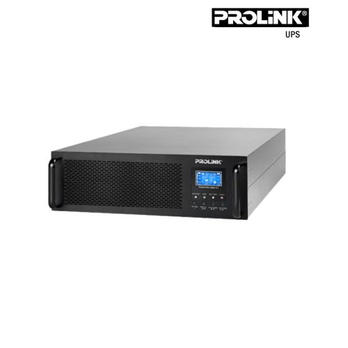 UPS Prolink  | 1KVA  [ PRO901-ERS, Rack mount, LCD, 4xIEC & 1U, USB, RS232, PF0.9 ] (battery 9AHx2)