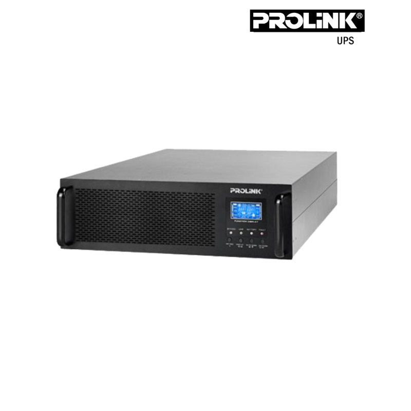 UPS Prolink  | 2KVA [ PRO902-ERS, Rack mount, LCD, 4xIEC & 1U, USB, RS232, PF0.9 ]  (battery 9AHx4)