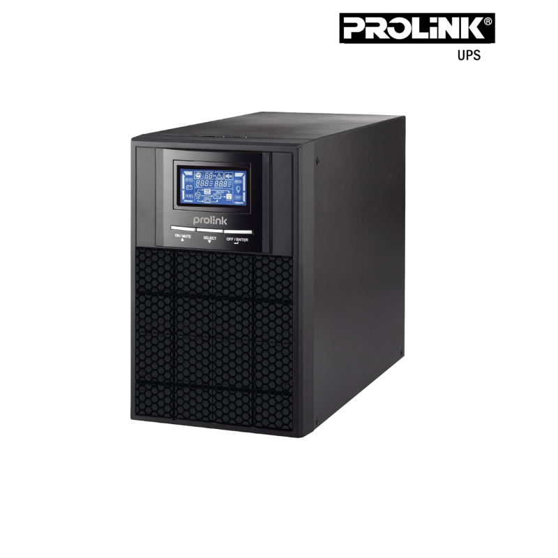 UPS Prolink | 1KVA [  PRO901-ES, LCD, 3U, USB, RS232 port, PF0.9 ]