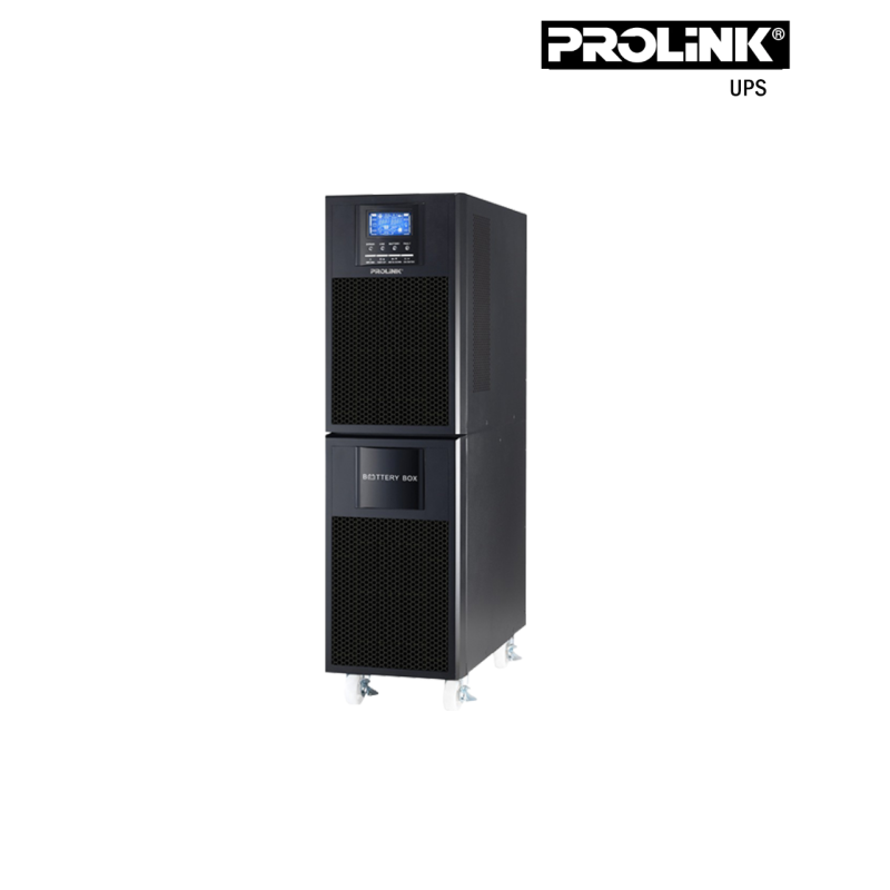 UPS Prolink | 6KVA  Online [  PRO906-ES, LCD, USB, RS232 port, PF0.9 ] (battery 9AHx16)