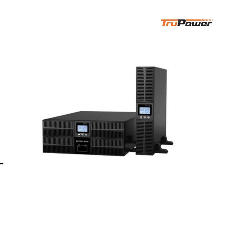 UPS TruPower | TP906RT ( 6KVA )220V LCD+ LED Online Premium HF UPS w/USB, RS232 Rackmount