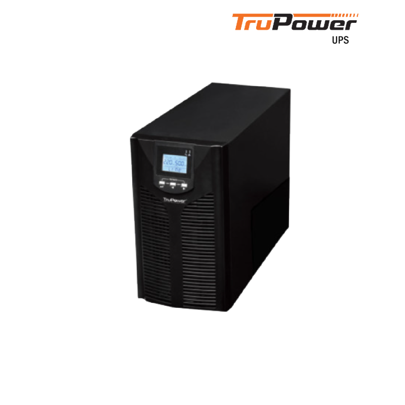 UPS TruPower | TP903II -3KVA -LCD Online Premium HF UPS with USB & RS232 (8x12V7Ah)