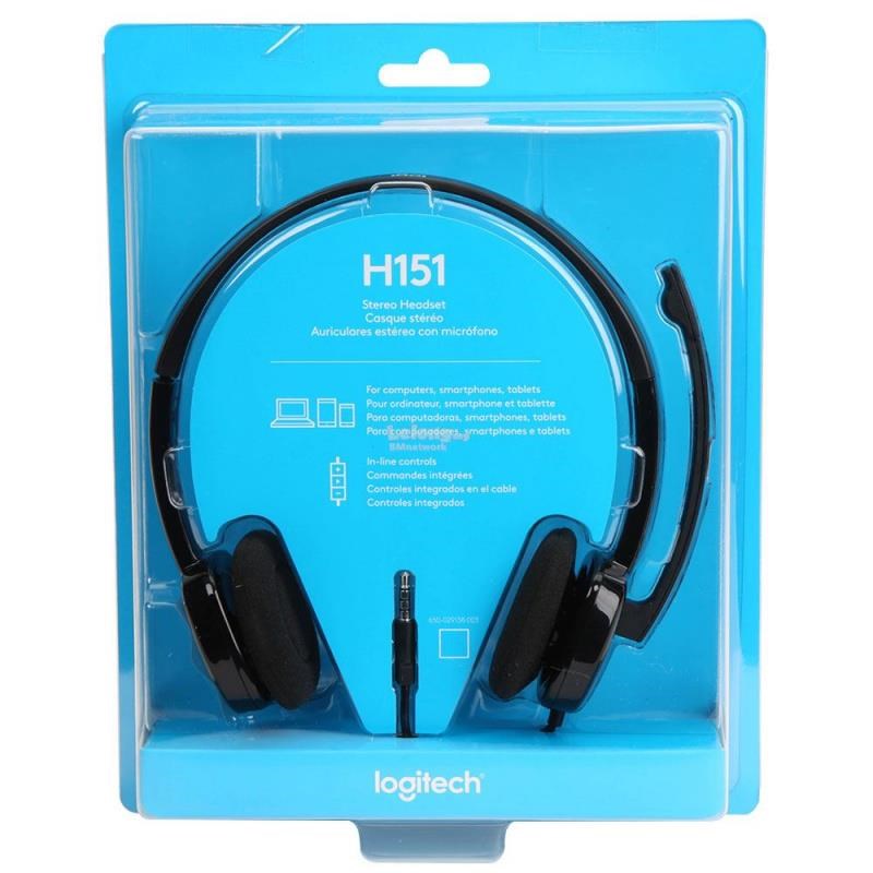 Headsets Logitech Stereo Headset H151 (981-000587) | V-Tech Computer Shop